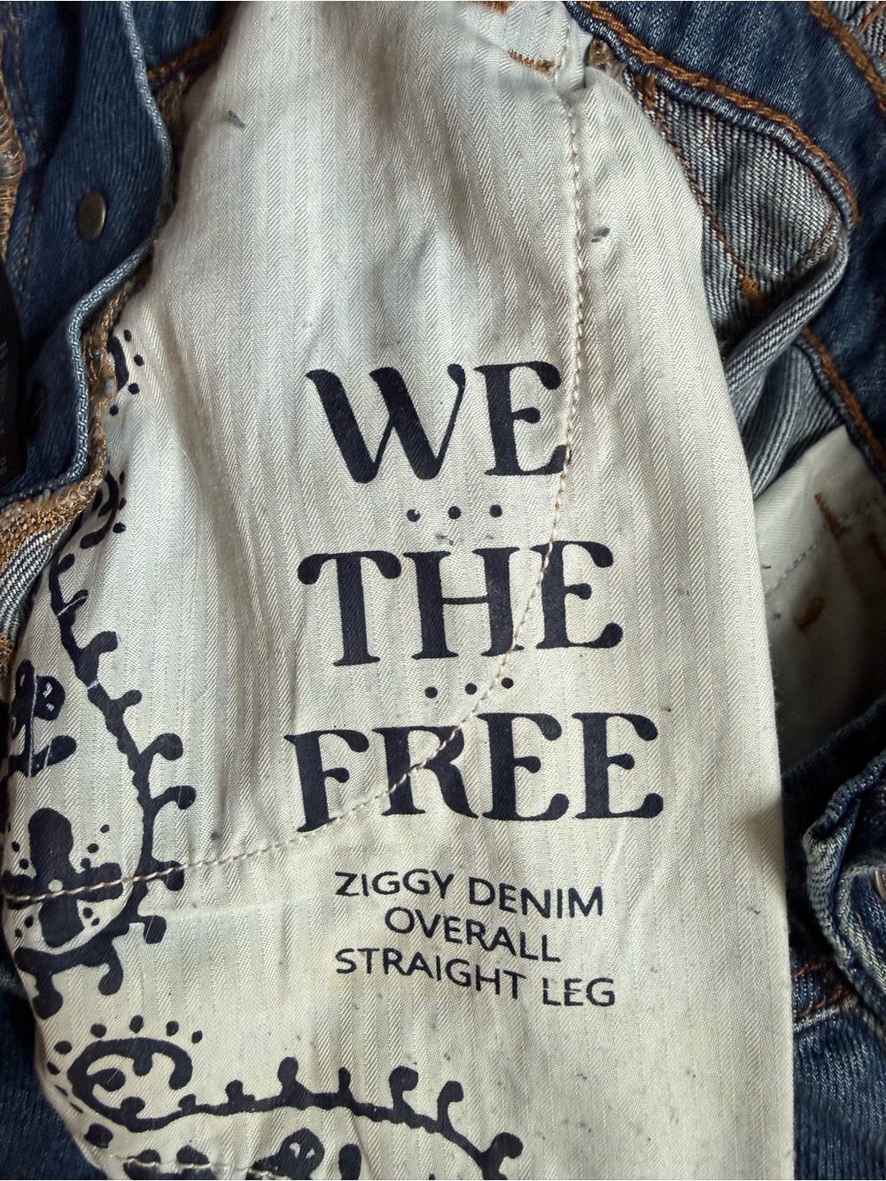 We The Free Light Blue Denim Overalls - Picture 3 of 4